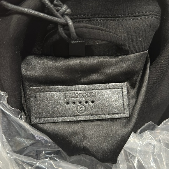 NWT Free People X Blank NYC Show Stopper Black Fringe Blazer Size Small - Picture 9 of 10